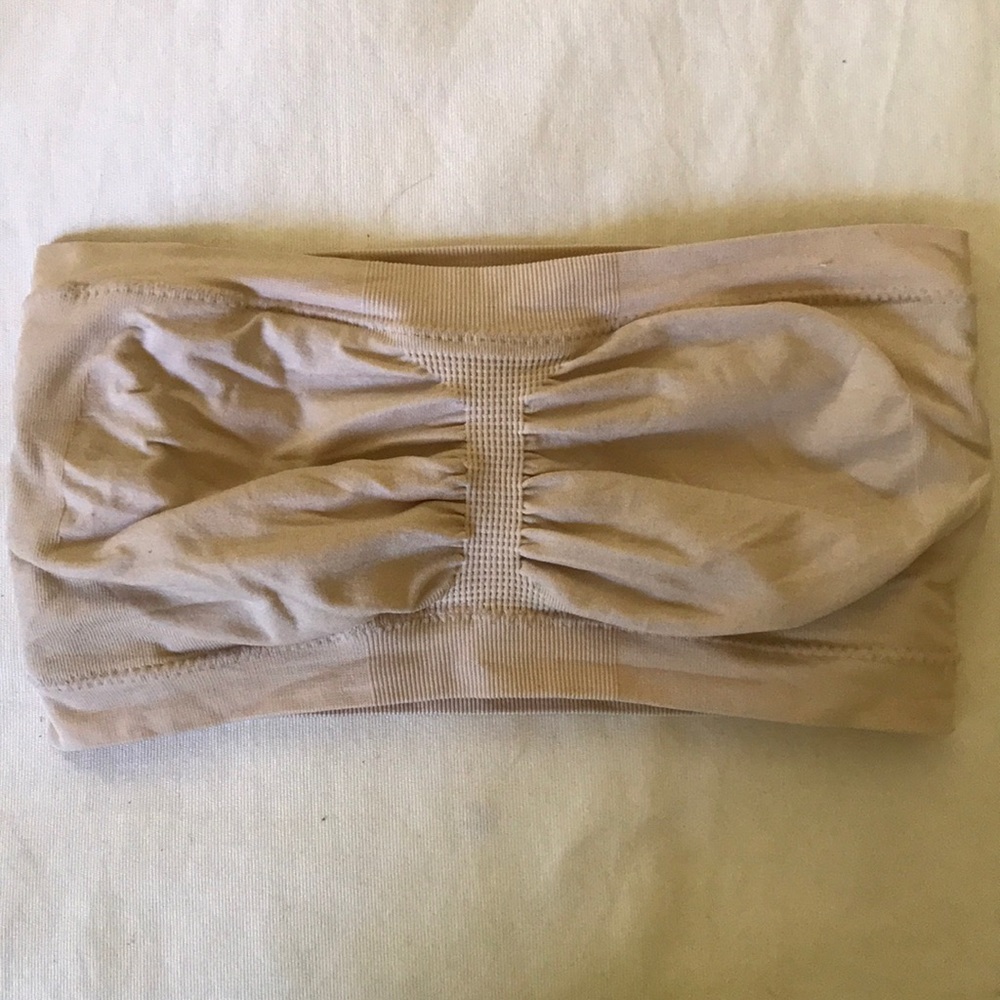 Nude strapless maternity bra La Leche League
